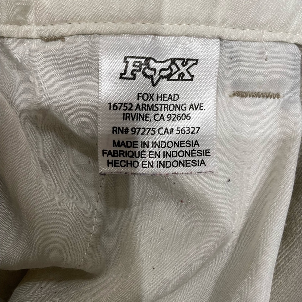 Fox Racing Khaki Pants - Picture 4 of 6